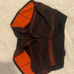 Lululemon low rise running shorts